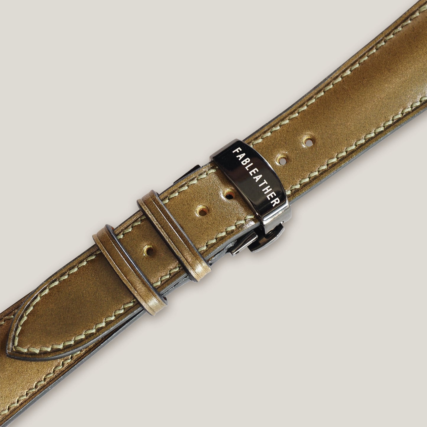 ITALY CORDOVAN STRAP | PADDED | OLIVE