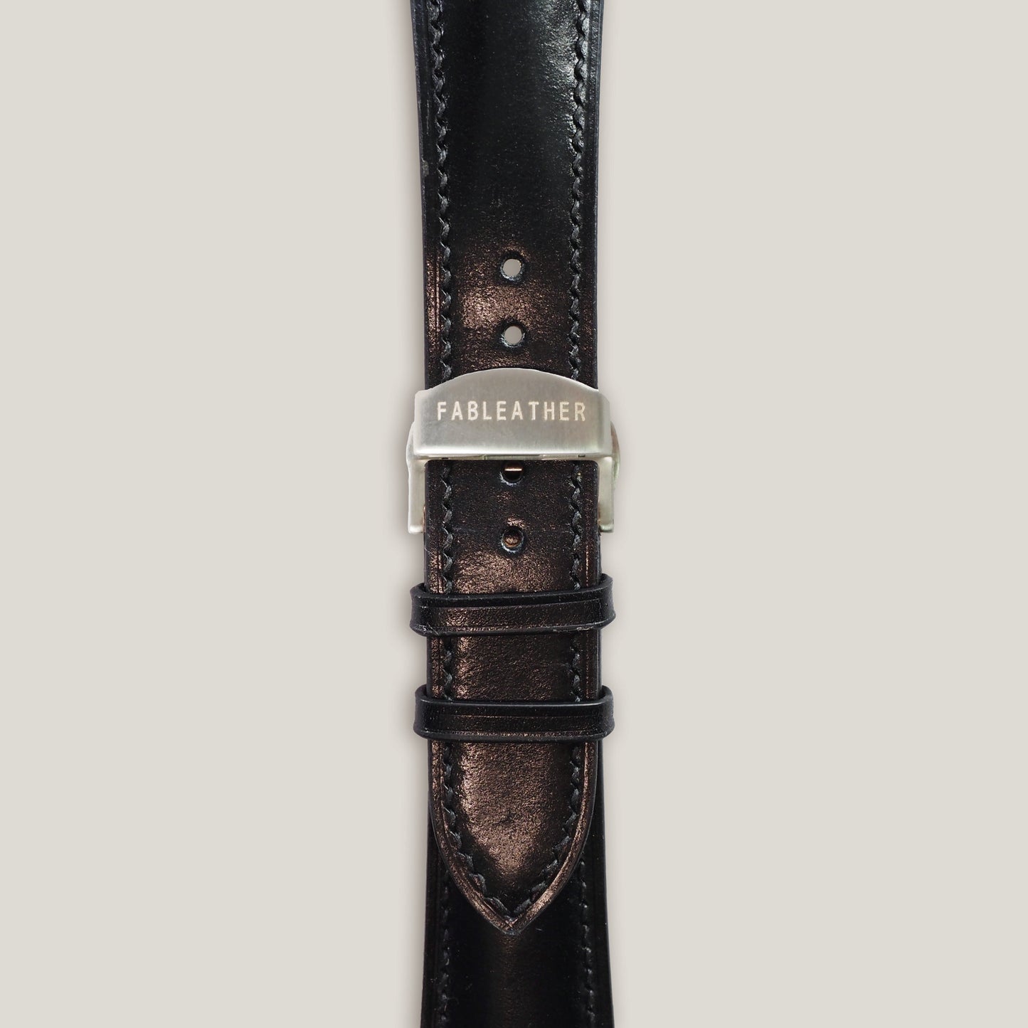 ITALY CORDOVAN STRAP | PADDED | BLACK