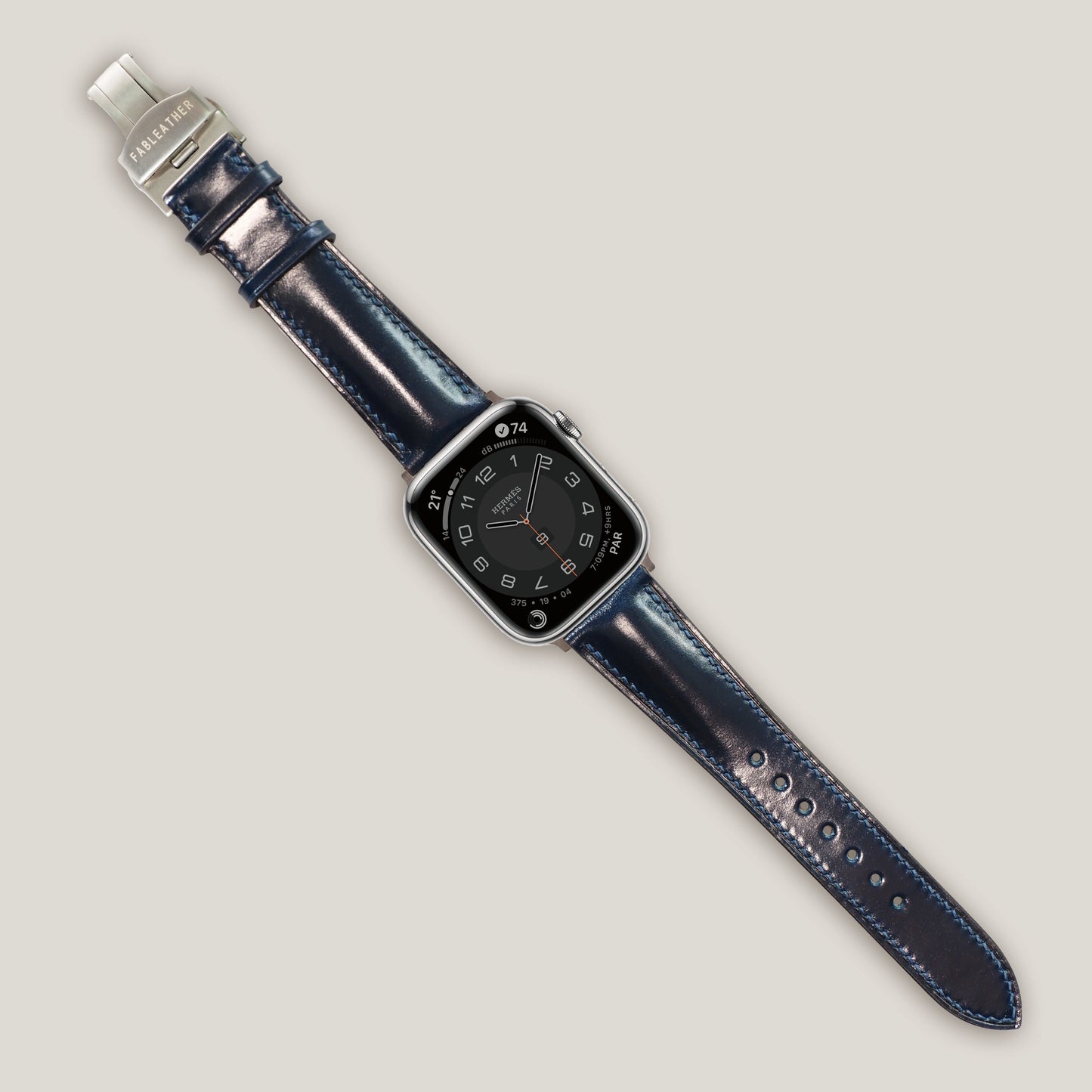 ITALY CORDOVAN STRAP | PADDED | NAVY