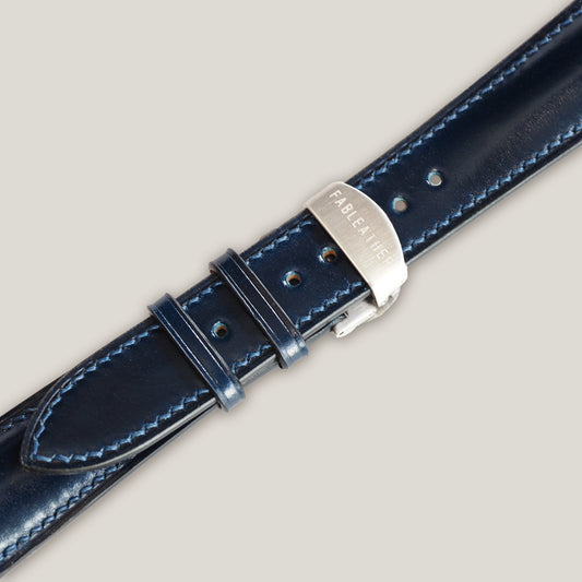 ITALY CORDOVAN STRAP | PADDED | NAVY