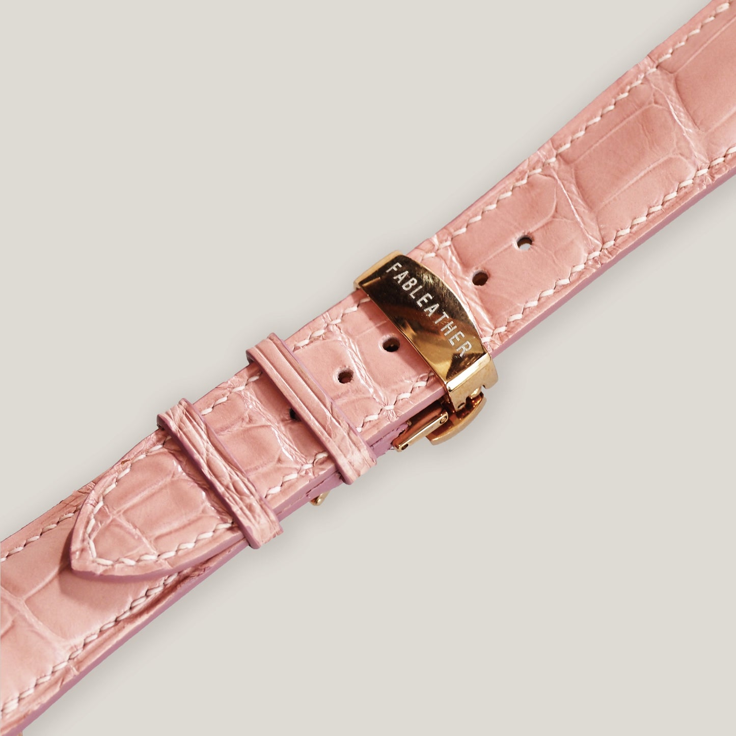 FRENCH ALLIGATOR STRAP | PADDED | SAKURA