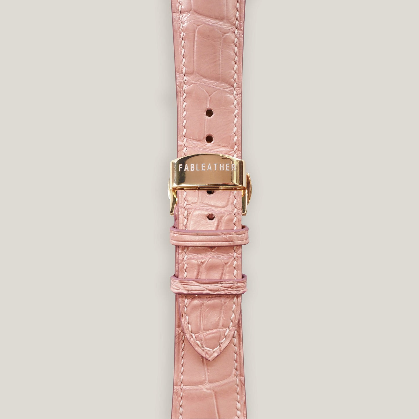 FRENCH ALLIGATOR STRAP | PADDED | SAKURA