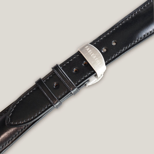 ITALY CORDOVAN STRAP | PADDED | BLACK
